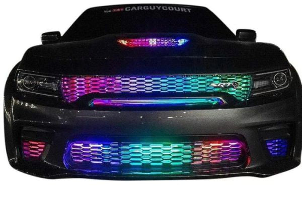 240$ VALUE! - RGB LED GRILLE HELLCAT/SCATPACK 2015-2024 RAFFLE/GIVEAWAY